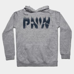 PNW Pacific Northwest Dark Blue Hoodie